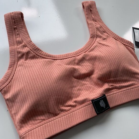 NWT Darc Sport Womens Limited “HER STRENGTH WELLNESS BRA” Cloud Pink Size L - Picture 8 of 10